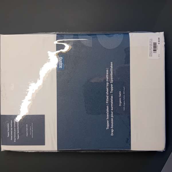 Afbeeldingen van Auping Organic Satin 300 hoeslaken - 90x200