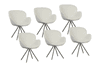 Afbeeldingen van Bree's New World Butterfly eetkamerstoel (set van 6)