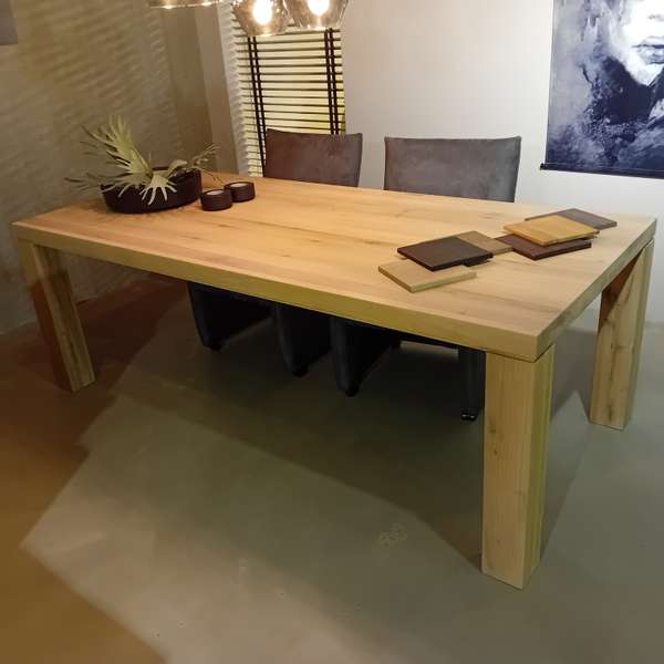 Private label eiken eettafel - 200x100 - Showroom