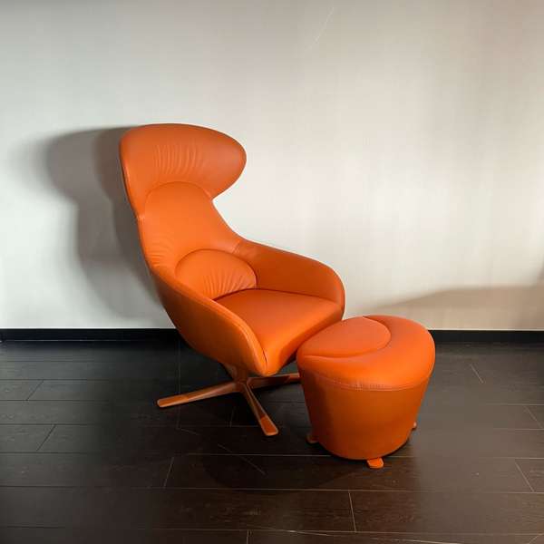 bert plantagie Avia fauteuil met poef - Materiaal