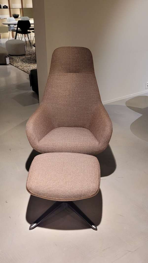Pode Spot Two fauteuil met poef - Materiaal
