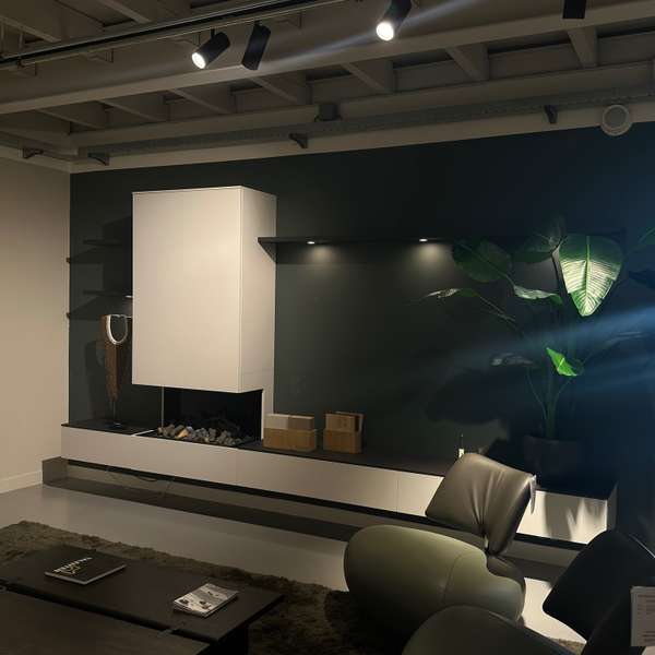 Interstar Combinatie F210-55 met haard tv-meubel - Showroom