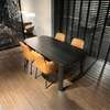Leolux Tico eettafel - 200x100 met Gyon eetkamerstoel (set van 4) - Materiaal