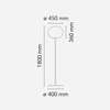 Flos Glo-ball F3 vloerlamp - Details