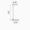 Flos Oblique Qi tafellamp  - Details