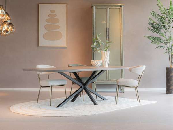 RT Design Le Mans eettafel - 260x100 - Materiaal