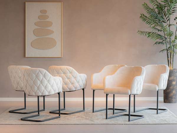 RT Design Oliva eetkamerstoel (set van 6) - Materiaal