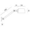 Tonone Bolt Wall Sidefit wandlamp - Details