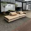 4x6sofa X2 4-zitsbank met hocker - Vooraanzicht