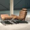 Leolux Volare fauteuil met poef - Materiaal