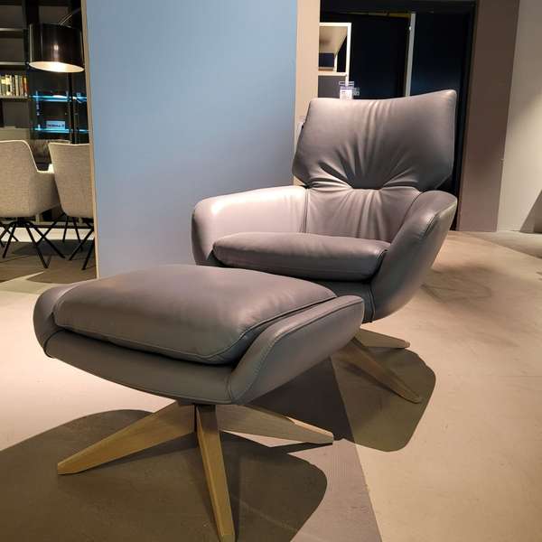 Leolux Lloyd fauteuil met poef - Materiaal
