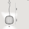 Foscarini Spokes 2 dimmable hanglamp - Details