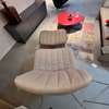 bert plantagie Draat D41 fauteuil met poef - Zijaanzicht links