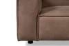 DMO Collection Whisper 4-zitsbank met poef - Materiaal