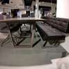Rolf Benz Linear eettafel - 220x98 (set van 3 eetkamerstoelen en eetbank)  - Details