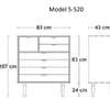 Andersen S8 wandkast - Details