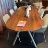 bert plantagie Parade eettafel - 240x100 met Maple eetkamerstoel (set van 6)  - Vooraanzicht
