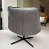 Cartel Living Smile fauteuil met hocker - Zijaanzicht links