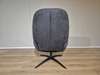 Montel Shuffle relaxfauteuil met poef - Achter aanzicht