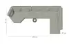 QLIV Flared Modular Sofa hoekbank