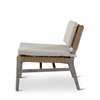 Castle Line Teak Grey loungestoel (set van 2) - Vooraanzicht