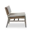 Castle Line Teak Grey loungestoel (set van 4) - Zijaanzicht rechts