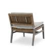 Castle Line Teak Grey loungestoel (set van 4) - Achter aanzicht