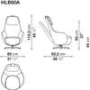 B&B Italia Harbor Laidback relaxfauteuil met poef - Details