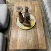 RT Design Oud Eiken salontafel - Zijaanzicht links