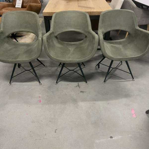RT Design Carona eetkamerstoel (set van 3) - Showroom