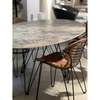 Joli Wire eettafel - 250x128 met eetkamerstoel (set van 6) - Materiaal