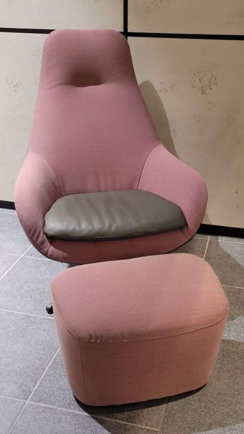 Pode Sparkle Two fauteuil met poef - Materiaal