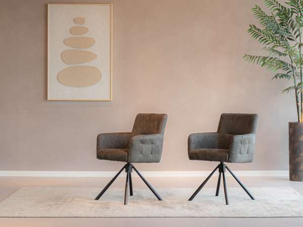 RT Design Lamezi eetkamerstoel (set van 2) - Materiaal