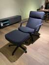 Artifort F141 fauteuil met poef - Materiaal