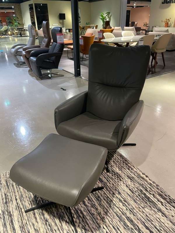 Jori Time-Out Smoke fauteuil met poef - Materiaal