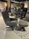 Jori Time-Out Smoke fauteuil met poef - Materiaal