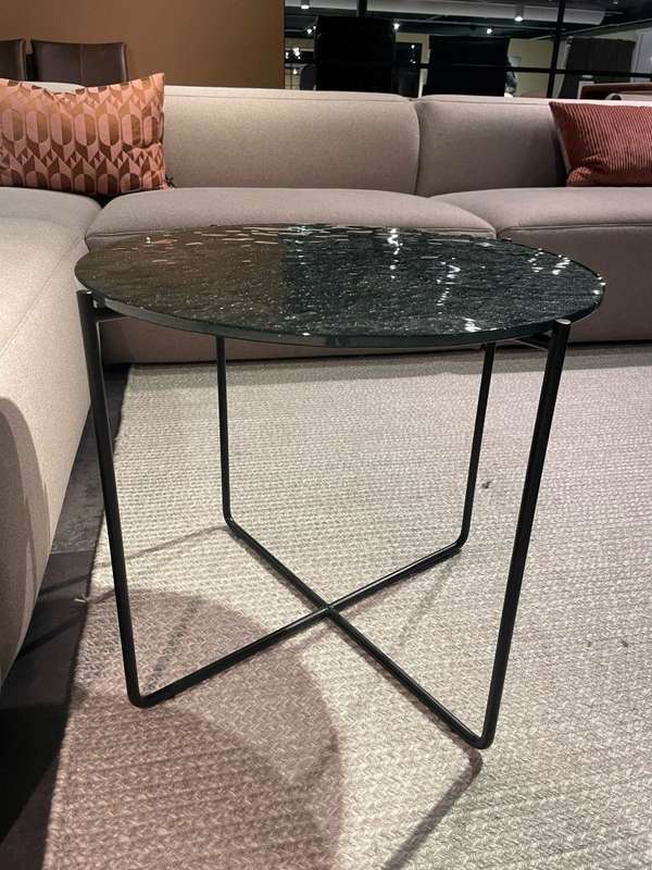 Lucca Rond Nero salontafel - Materiaal