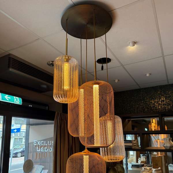 BY EVE Garza Ripple Tube Mix hanglamp - Showroom