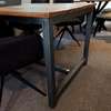 Tower Living Recycled Teak eettafel - 160x90 - Zijaanzicht rechts