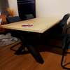 Private Label Boomstam eettafel - 180x98 - Vooraanzicht