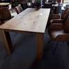 Private Label Gestoomd Eiken eettafel - 200x100 - Achter aanzicht