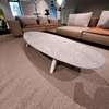 Italiaans Design Ovaal tuintafel - 205x70 - Boven aanzicht
