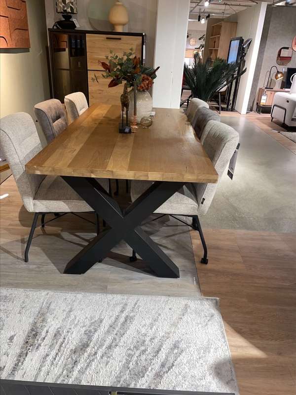 Henders & Hazel Metalox eettafel - 200x100  - Materiaal