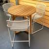 Borek Limone tuintafel - Ø90 met MIRA tuinstoel (set van 3) - Showroom