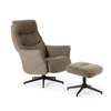 Feelings Barna relaxfauteuil met poef - Details