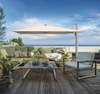 Glaz Ambiente Nova zweefparasol - 400x300 met verlichting