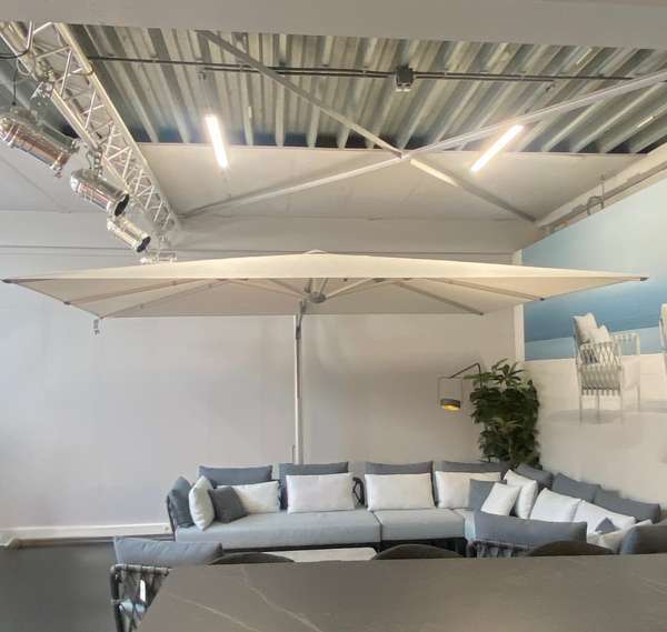 Glaz Ambiente Nova zweefparasol - 400x300 met verlichting