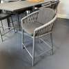 Borek Faro High Dining tuintafel met Majinto eetkamerstoel (set van 8) - Zijaanzicht rechts