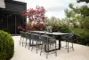 Borek Faro High Dining tuintafel met Majinto eetkamerstoel (set van 8)