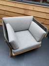 Traditional Teak Marcella fauteuil - Zijaanzicht links